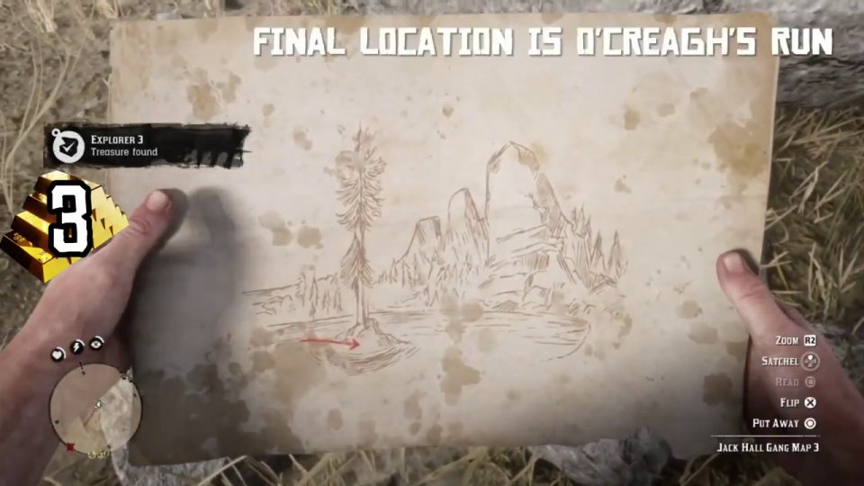Final location: O'Creagh's Run island
