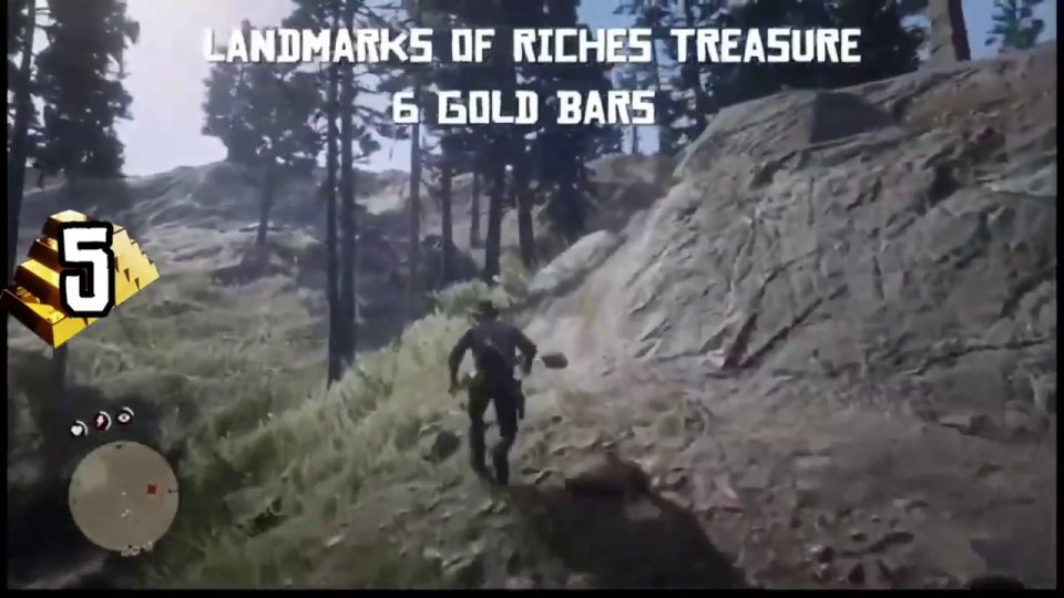 Landmarks of Riches: first clue in Big Valley