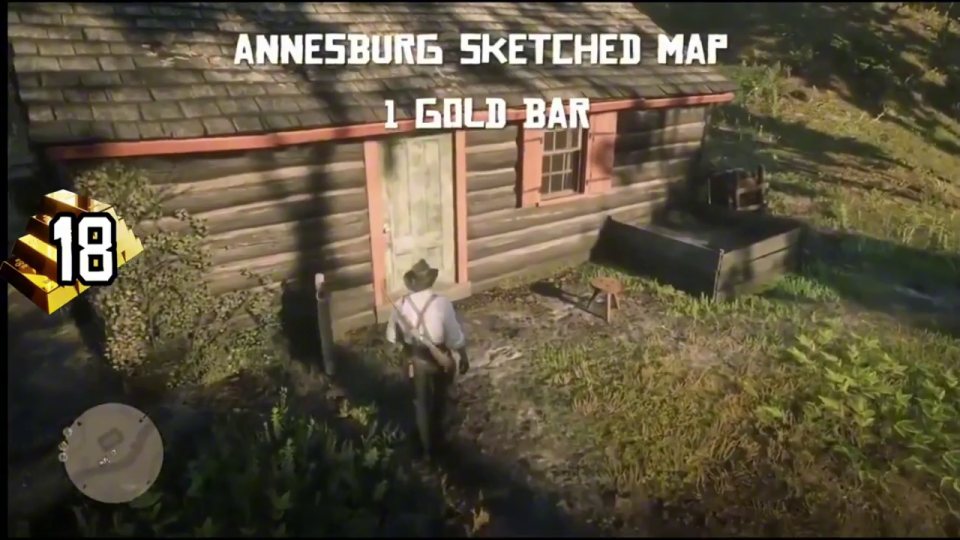 Annesburg sketched map