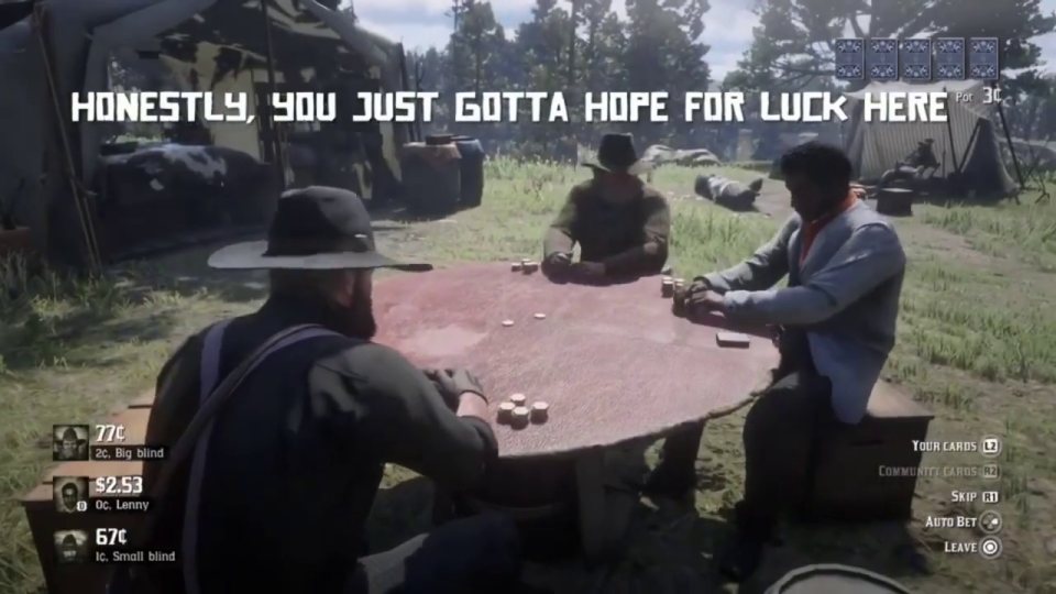 Gambler 10: 3 poker wins in a row