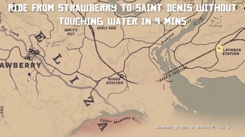 Horseman 6: Strawberry to Saint Denis in 9 minutes, no water