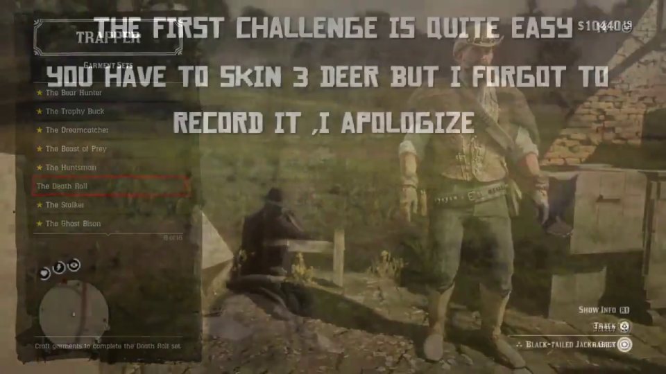 Master Hunter 1: skin 3 deer