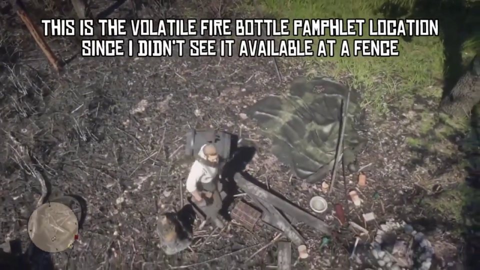 Volatile fire bottle pamphlet