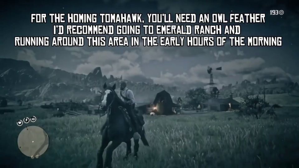 Owl feather for the homing tomahawk