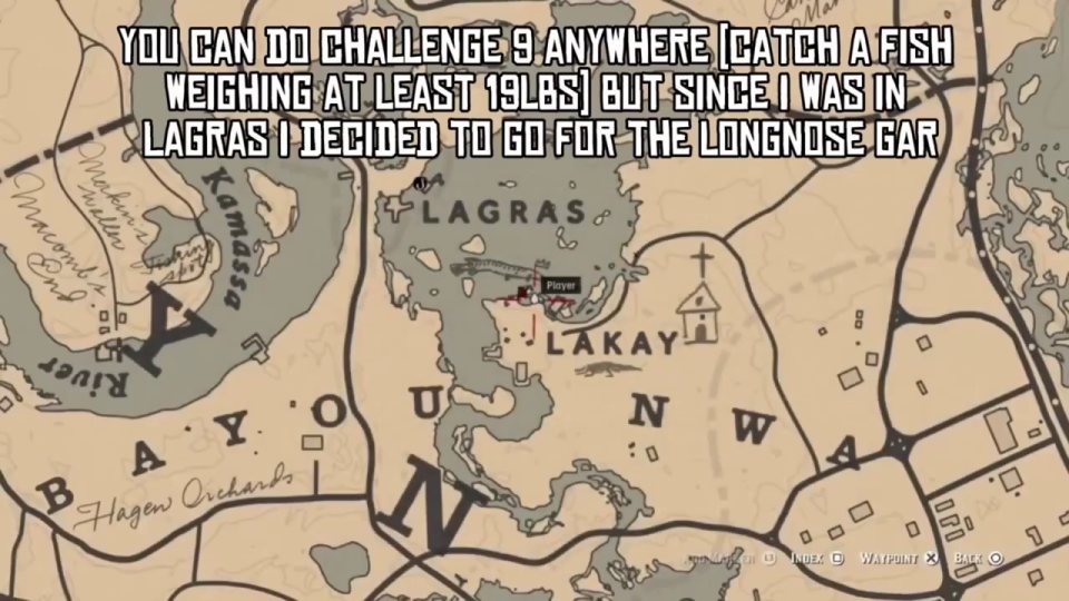 Catch a 19 lb fish in Lagras