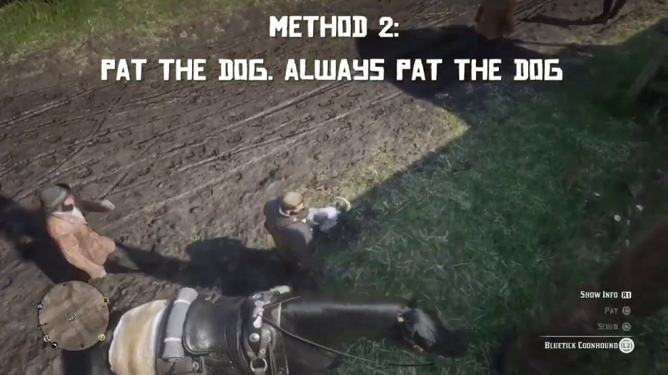 Method 2: pat the dog
