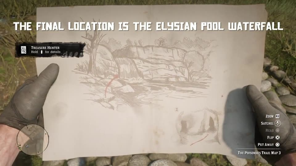 Final location: Elysian Pool waterfall
