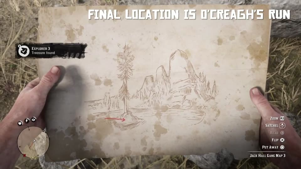Final location: O'Creagh's Run island